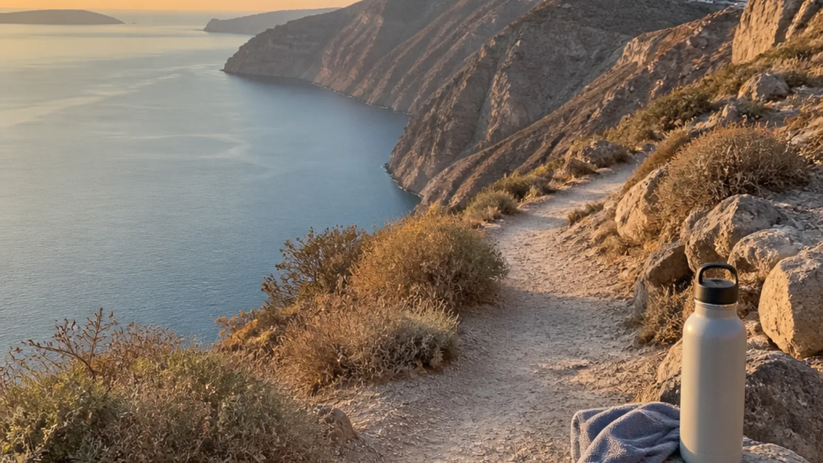 Santorini caldera trail in October for the Santorini Experience 2026 travel guide